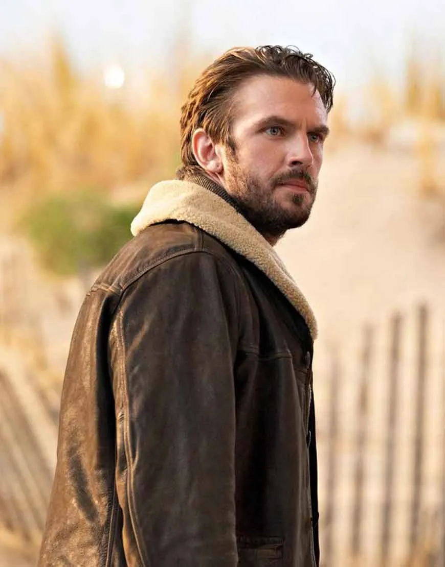 Solos 2021 Dan Stevens Leather Jacket | Otto Shearling Collar Jacket