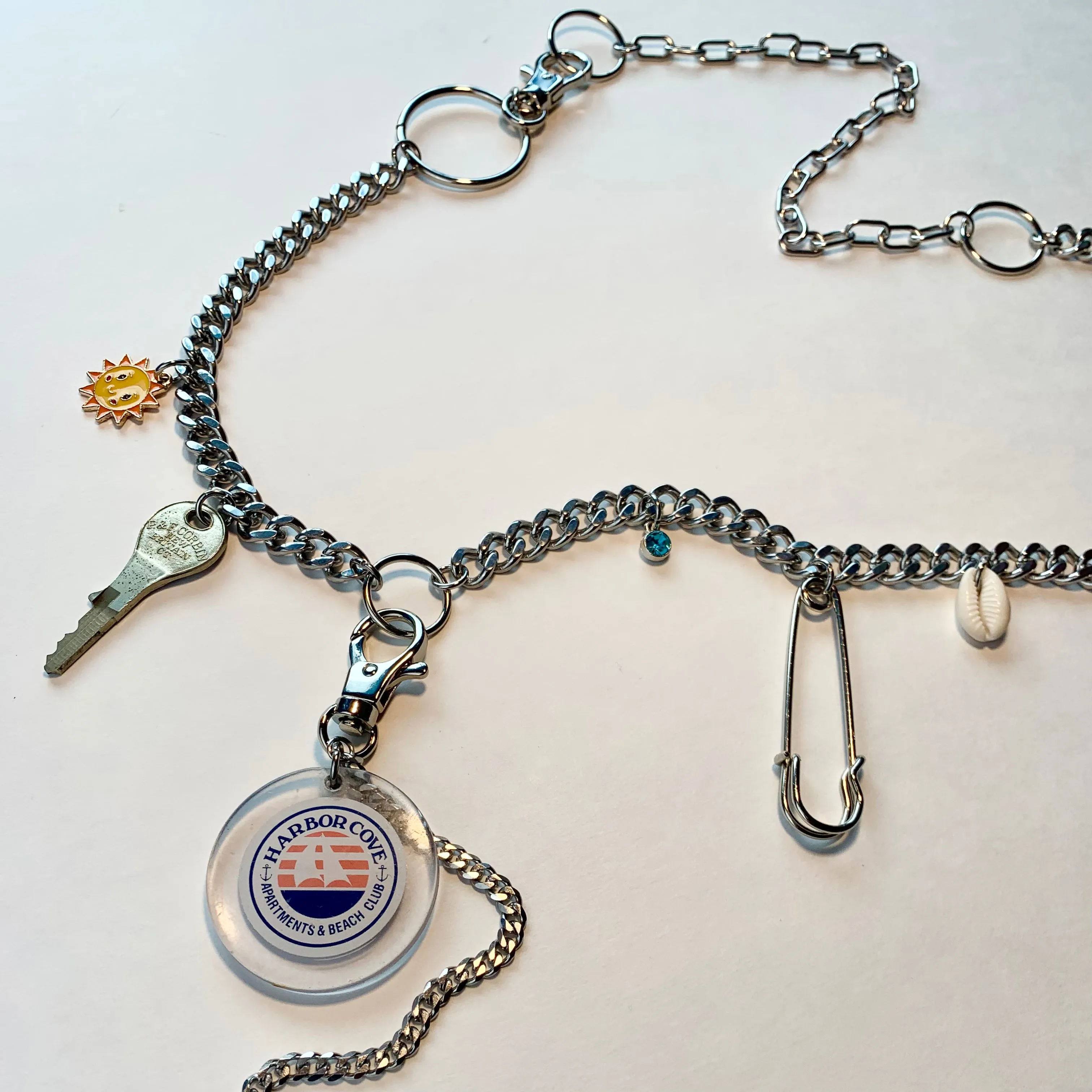 Souvenir charm belt/necklace