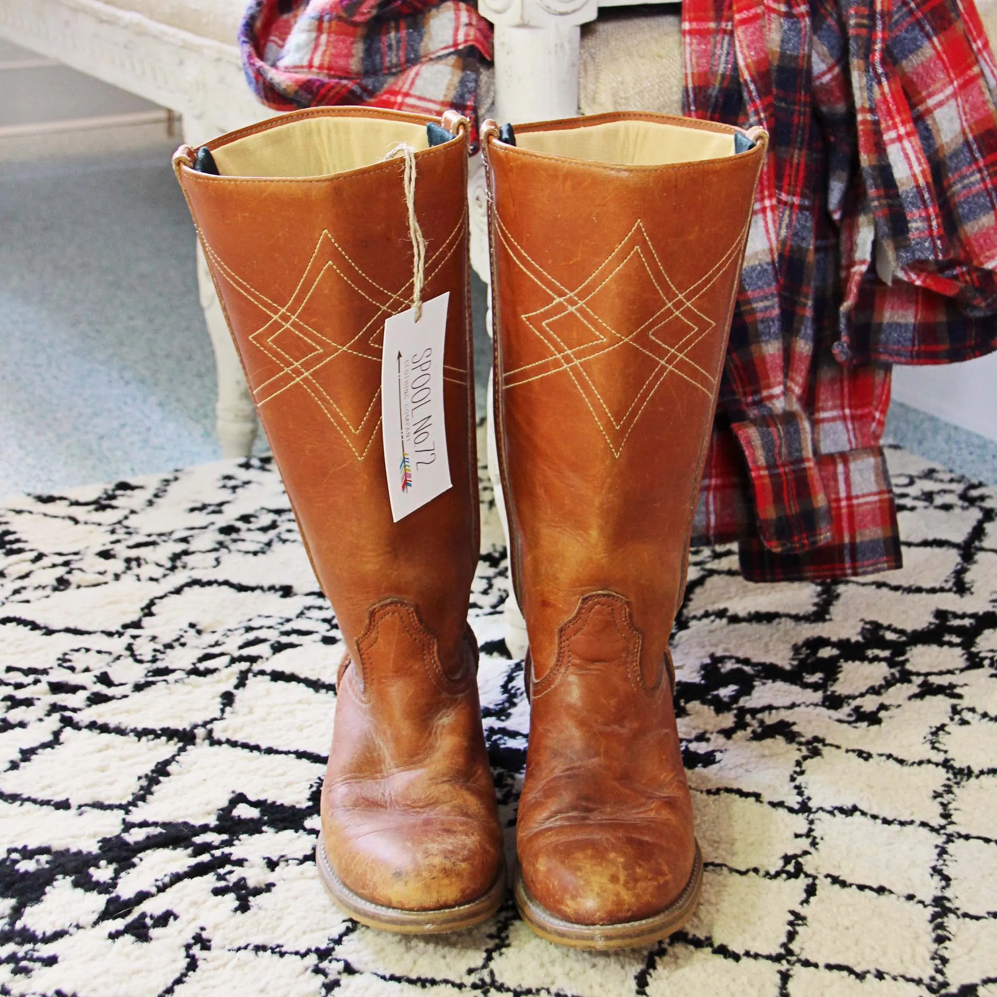 Sweet Stitch Vintage Boots