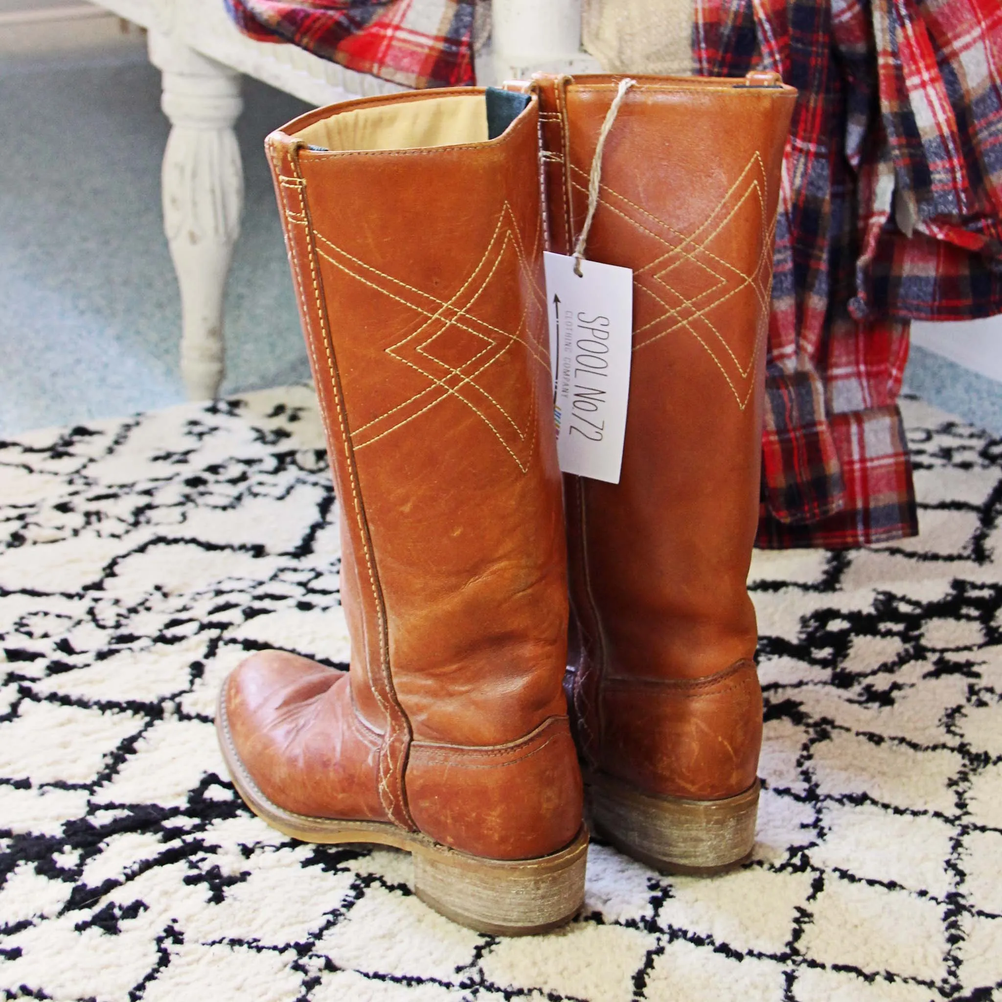 Sweet Stitch Vintage Boots