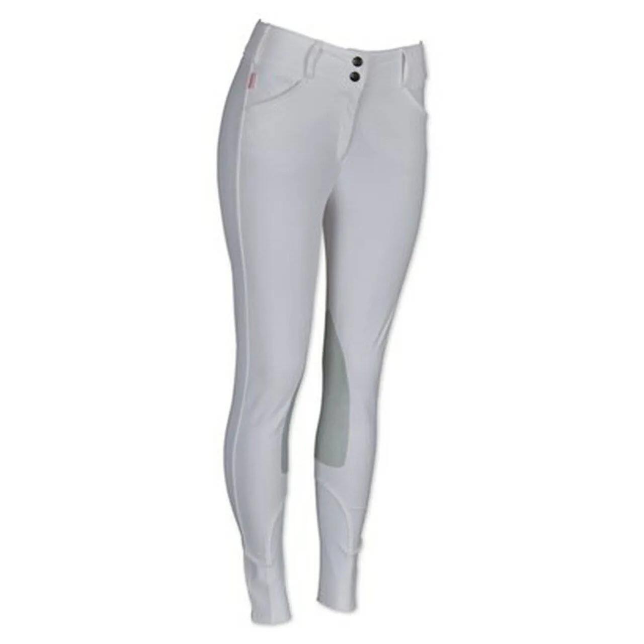 Tailored Sportsman 1927 Boot Sock Breech Low Rise Front Zip - White