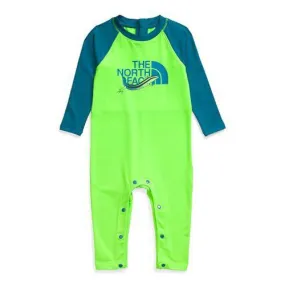 THE NORTH FACE Baby Amphibious Sun One-Piece, Safety Green, 3-6 Months