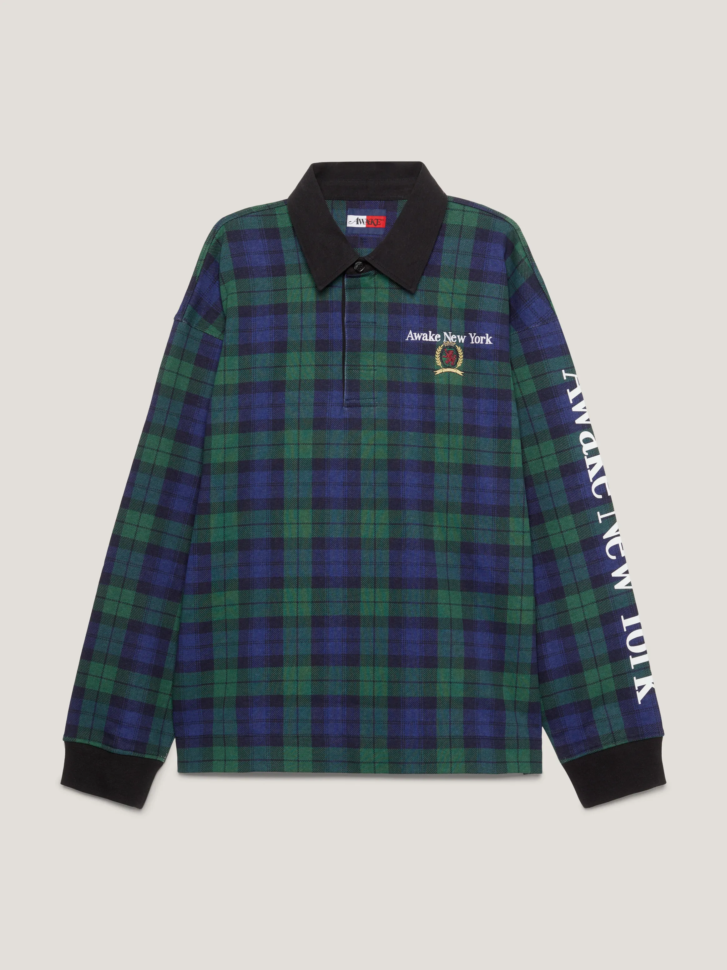 Tommy x Awake NY Tartan Check Rugby Shirt | Sweatshirts & Hoodies | Tommy Jeans