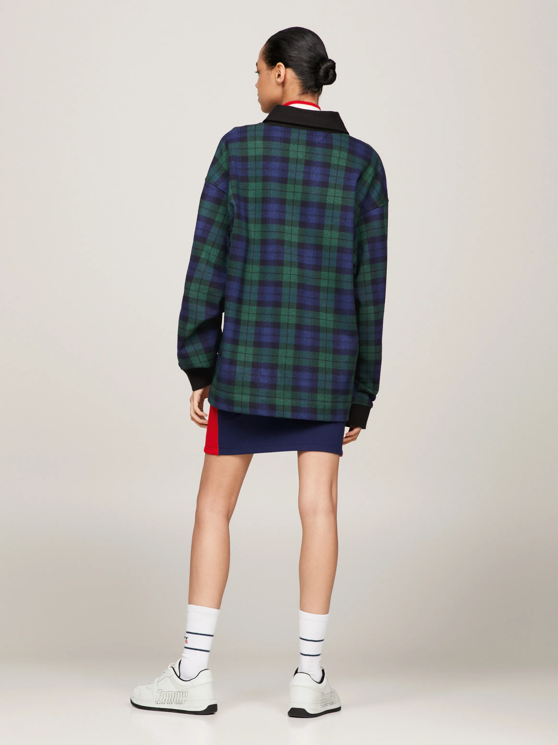 Tommy x Awake NY Tartan Check Rugby Shirt | Sweatshirts & Hoodies | Tommy Jeans