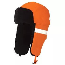 Tough Duck Men's Hi-Vis Aviator Winter Hat - Orange