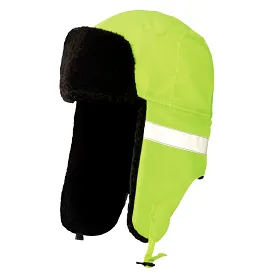 Tough Duck Men's Hi-Vis Aviator Winter Hat - Yellow