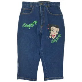 Vintage Betty Boop Blue Denim Jean Shorts Women's Size W24