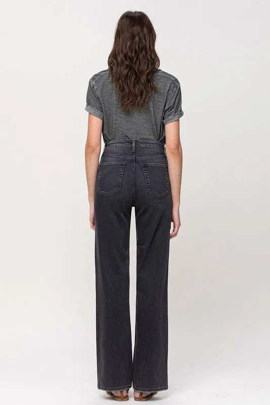 Wheaton Wide Leg High Rise Slim Denim