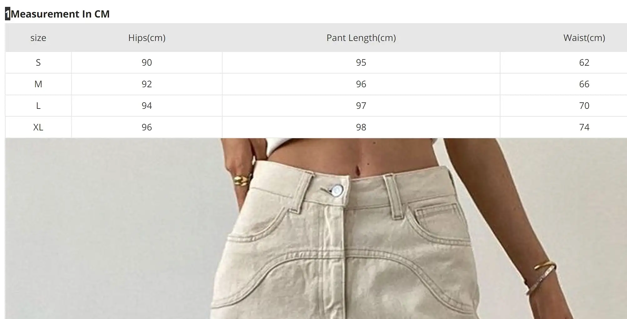 Womens Beige Jeans Baggy Casual Denim Trousers Vintage High Waist Wide Leg Pants