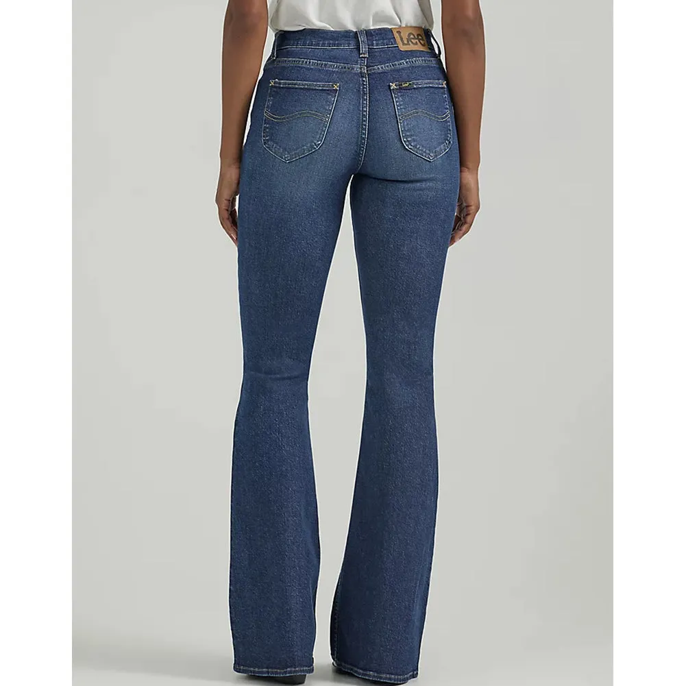 Women's Legendary Flare Jean in Inner Strength Blue - 112339762