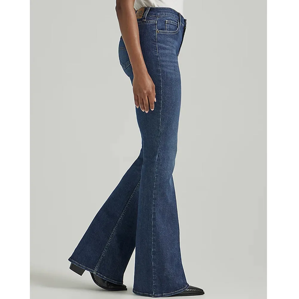 Women's Legendary Flare Jean in Inner Strength Blue - 112339762