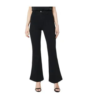 Womens/ladies detail seams flared jeans black Principles