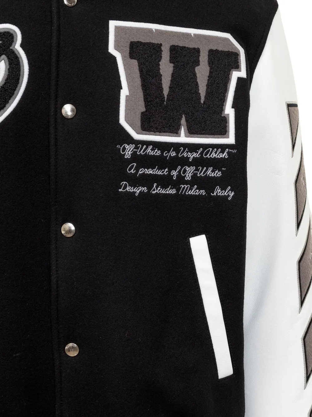 Wool and Leather Lea Varsity Jacket